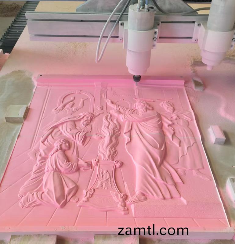 聊工(gong)機(ji)械(xie)助力湖北(bei)客(ke)戶(hù)(hu)，1325一(yi)拕(tuo)二(er)石材(cai)數控(kong)鵰(diao)刻機(ji)成功(gong)落(luo)地